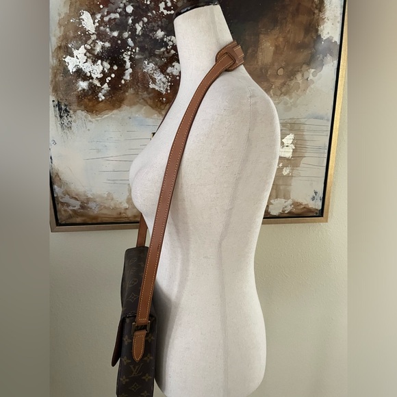 Authentic 80’s Louis Vuitton Monogram Saint Cloud GM crossbody bag purse w/ COA - Picture 10 of 17